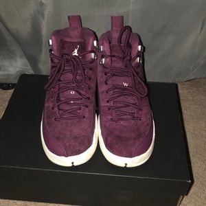 Maroon Jordan 12s